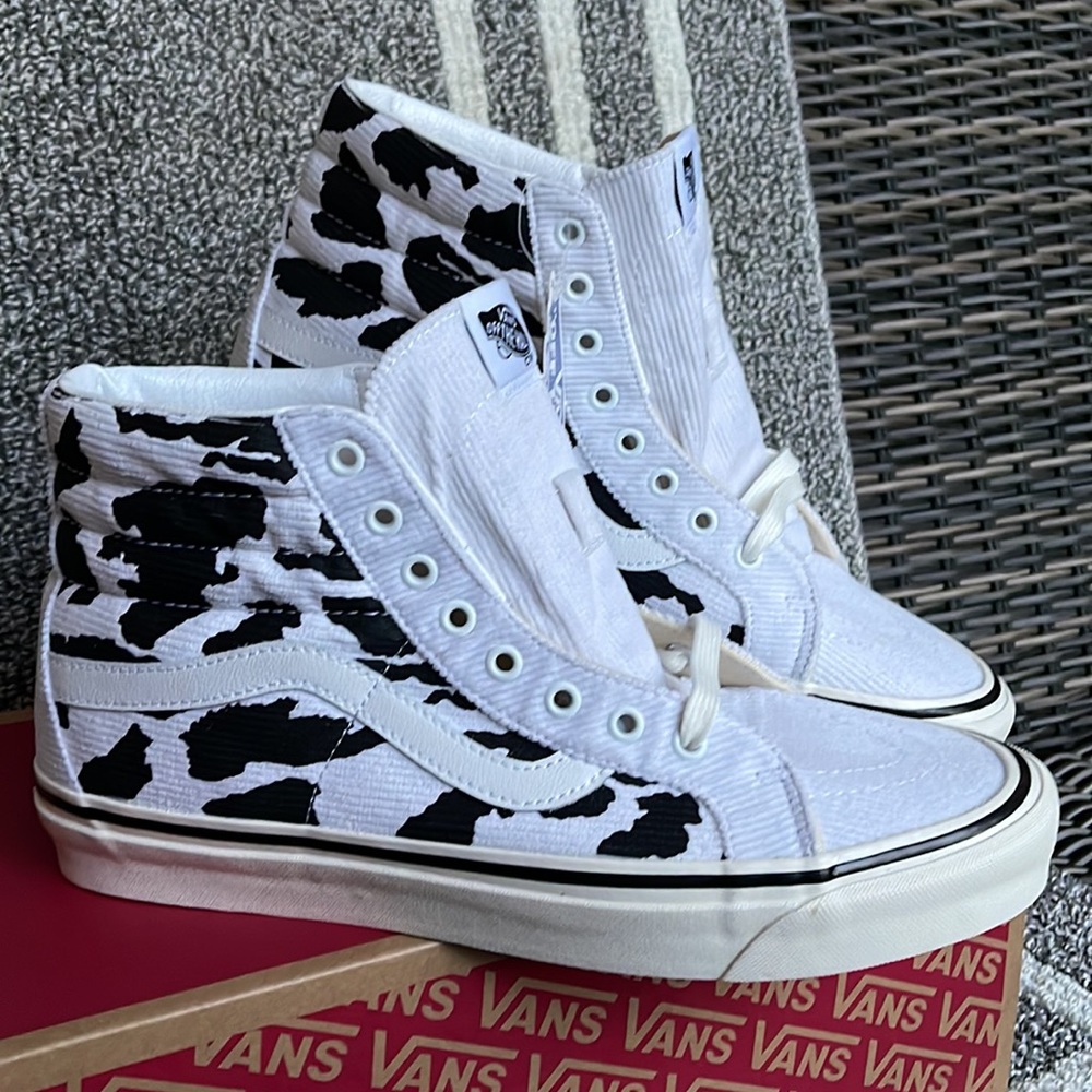 Vans Sk8-Hi 38 Dx Anaheim Factory Cow Print MENS - Picture 6 of 16